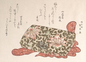 Bolso de cuero con hebilla en forma de cachorro, probablemente 1814 de Ryugetsusai Shinko