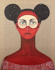 La mujer enmascarada cósmica de SAN STARLING