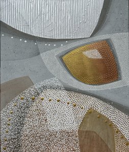 Metálico, dorado, plateado, abstracto de SAN STARLING