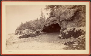 [Cueva, posiblemente en Mt. Desert, Maine] de S.R. Stoddard