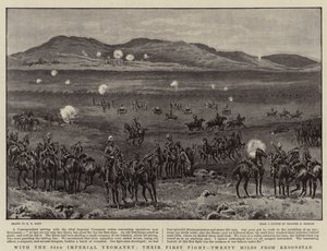 Con el 62º de la Caballería Imperial, su Primera Lucha, a Veinte Millas de Kroonstad