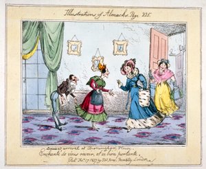La llegada de Louisa a Birmingham House, 1827 de SW Fores