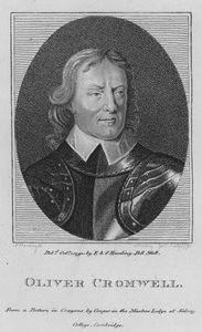 Oliver Cromwell (grabado) de S. (after) Harding