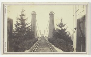 Puente colgante del ferrocarril, Cataratas del Niágara de S. Barnett