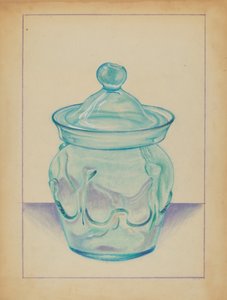 Contenedor de vidrio de S. Brodsky