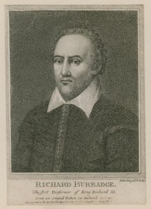 Richard Burbadge, el primer intérprete de Rey Ricardo III de S. Harding