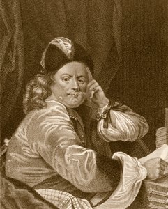 Thomas Killigrew, grabado por J.J Van den Bergh de S. Harding