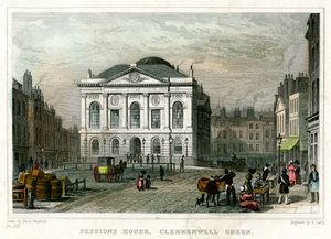 Sessions House, Clerkenwell Green, Islington, Londres, 1831