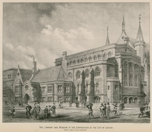 La biblioteca y museo de la Corporación de la Ciudad de Londres; Guildhall de S. Rosenthal