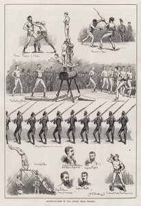 Asalto a mano armada de la London Rifle Brigade (grabado) de S. T. Dadd