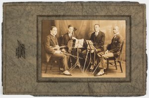 Fotografía de Hall Johnson y el Cuarteto de Cuerdas Negro, ca. 1923