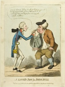 Una mandíbula cerrada para John Bull de S. W. Fores