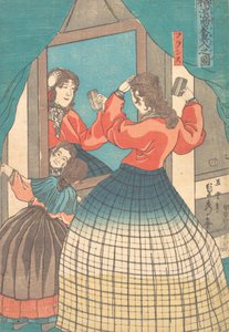 Impresión, 1861 Bunkyu 1, primer mes de Sadahide Utagawa