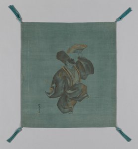Cubierta de regalo Fukusa, Japón, finales del período Edo 1789-1868, principios del siglo XIX de Saeki Ganryô