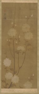 Ramas de cerezo caídas en flor, período Edo, mediados del siglo XVIII-principios del siglo XIX de Sakai Hoitsu