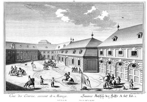 Vista del Marstallhof de Salomon Kleiner