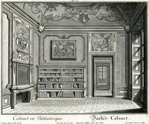 gabinete de libros de Salomon Kleiner