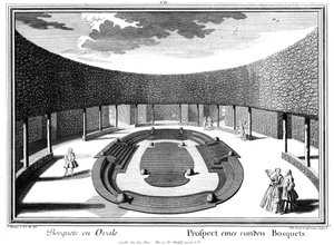 Folleto de un bosquet redondo de Salomon Kleiner