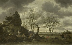 Escenario de invierno de Salomon Rombouts