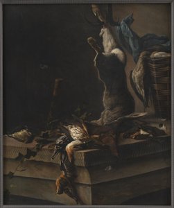 Naturaleza muerta de caza muerta de Salomon van Ruysdael