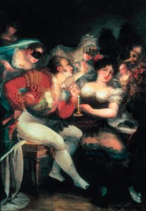 Un Café Durante el Carnaval (detalle)