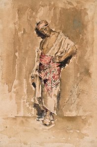 Un marroquí de pie de Salvador Sanchez Barbudo