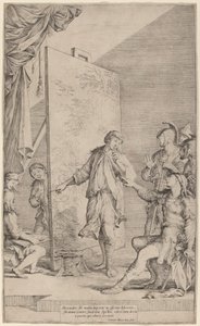 Alejandro en el estudio de Apeles de Salvator Rosa