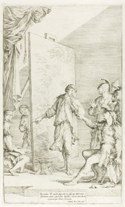 Alejandro en el Estudio de Apeles de Salvator Rosa