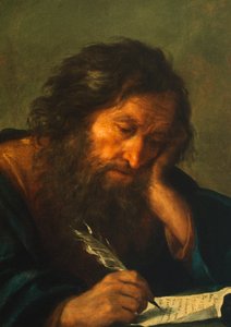 Un evangelista de Salvator Rosa