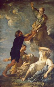 Astraea deja la Tierra, c.1665
