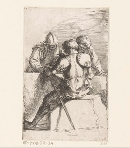 tres soldados Figuras pequeñas (título de la serie) Figura (título de la serie) de Salvator Rosa