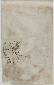 Estudios de figuras (verso) de Salvator Rosa
