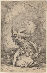 Jason y el dragón de Salvator Rosa