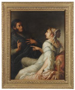 Friné y Jenócrates de Salvator Rosa