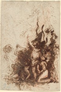 Resurrección de Lázaro de Salvator Rosa