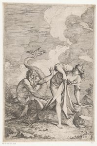 Scylla huye de Glaucus de Salvator Rosa