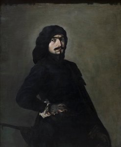 Autorretrato como Pascariello, c.1645-49 (óleo sobre lienzo)