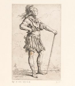 soldado con un palo Figuras pequeñas (título de la serie) Figurilla (título de la serie)