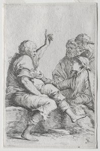 La serie de figurines: Figurín, 1656-57 de Salvator Rosa