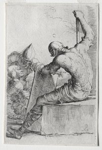La serie de figurines: Figurín, 1656-57 de Salvator Rosa