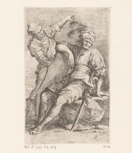 dos soldados Figuras pequeñas (título de la serie) Figura (título de la serie) de Salvator Rosa