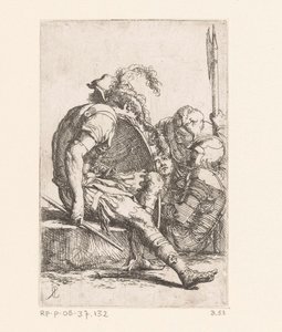 cuatro soldados Figuras pequeñas (título de la serie) Figura (título de la serie) de Salvator Rosa