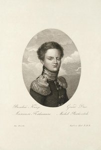 Gran Duque Miguel Pavlovich de Rusia 1798-1849, 1814 de Salvatore Cardelli