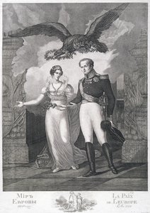 La Alegoría de la Paz de Europa, 1814 de Salvatore Cardelli