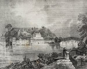 Vista de Soliowka, litografía de Salvatore Puglia del Poliorama Pittoresco, n 38, 29 de abril de Salvatore Puglia