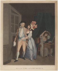 Se tiró hoy de Salvatore Tresca after Louis Léopold Boilly
