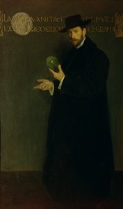 Retrato de Galileo Chini (1873-1956) (óleo sobre lienzo) de Salvino Tofanari