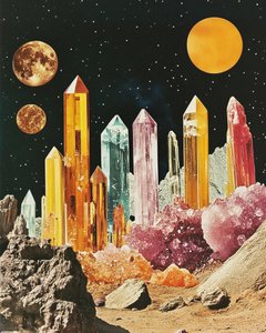 Ciudad Cósmica de Cristal de Samantha Hearn