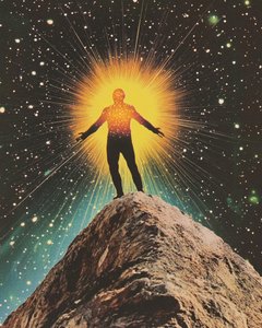 El hombre de la montaña cósmica de Samantha Hearn