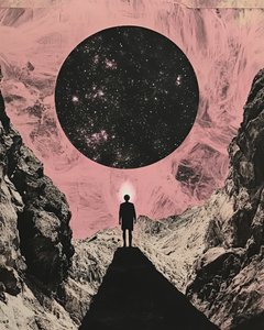 El hombre bajo el cielo cósmico